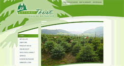 Desktop Screenshot of gutshof-tanne.de
